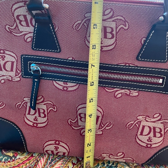 Vintage Dooney and Bourke monogram Donegal Satchel - Picture 3 of 5